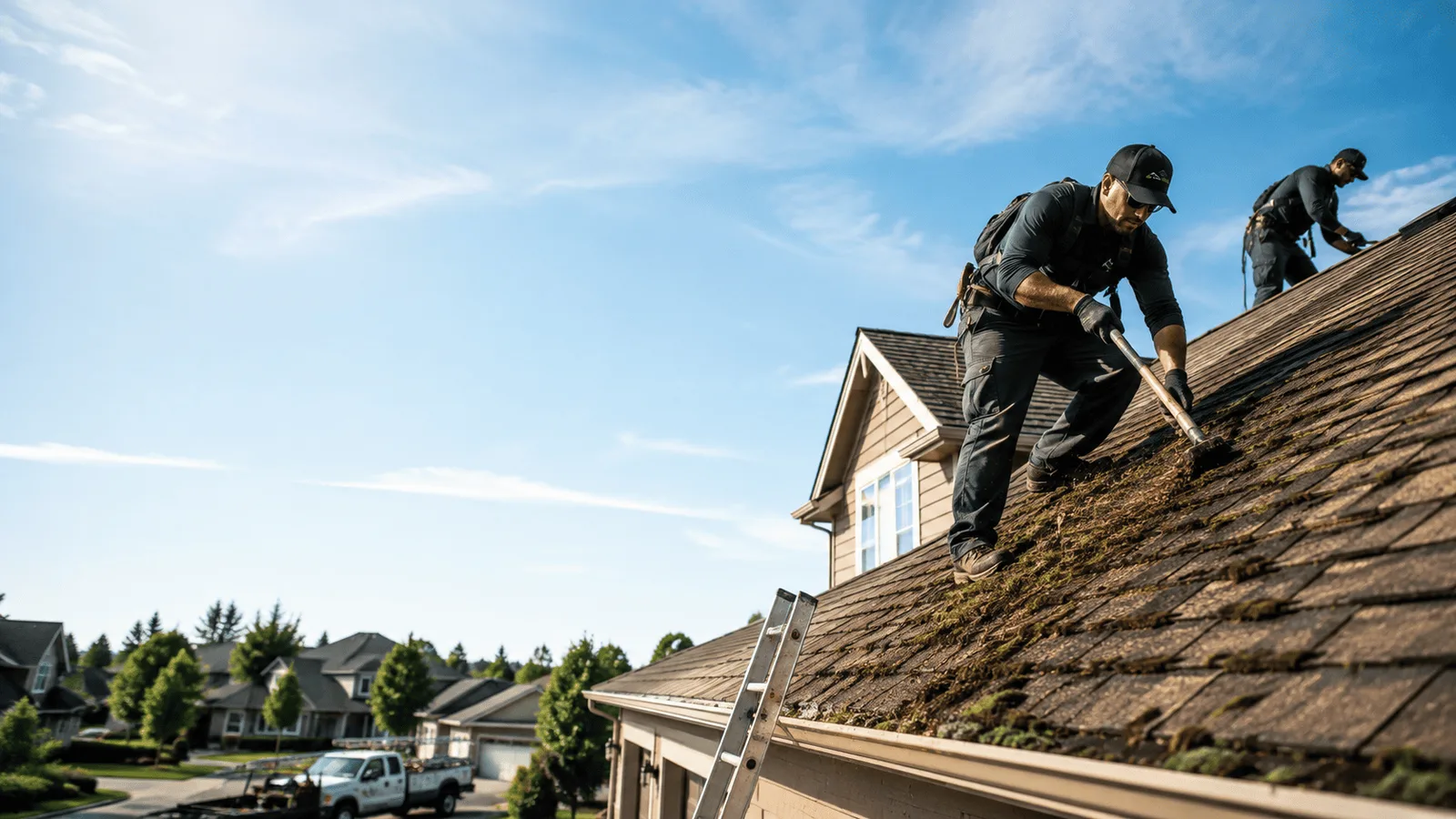 Roof Moss Removal in Manilla, IN near me